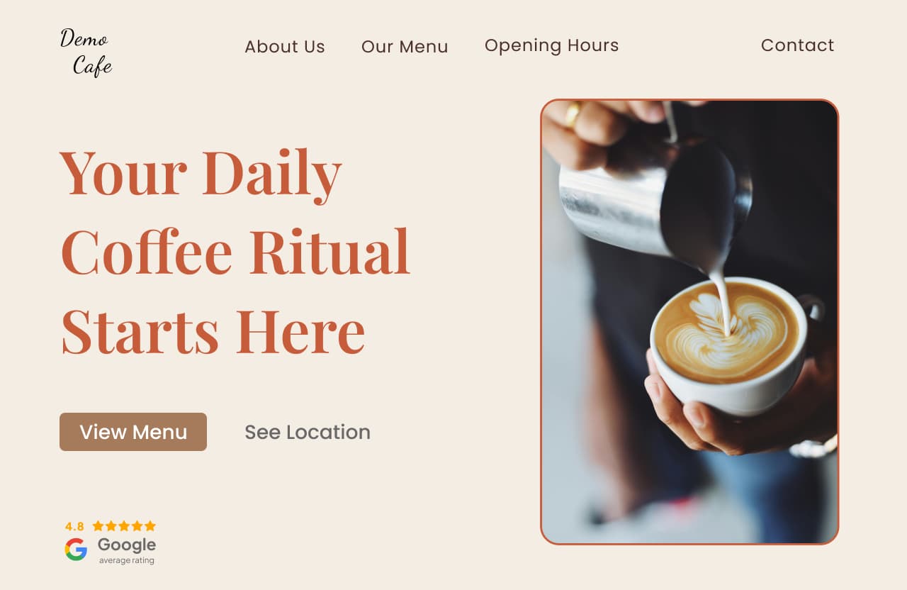 Coffee Shop Website