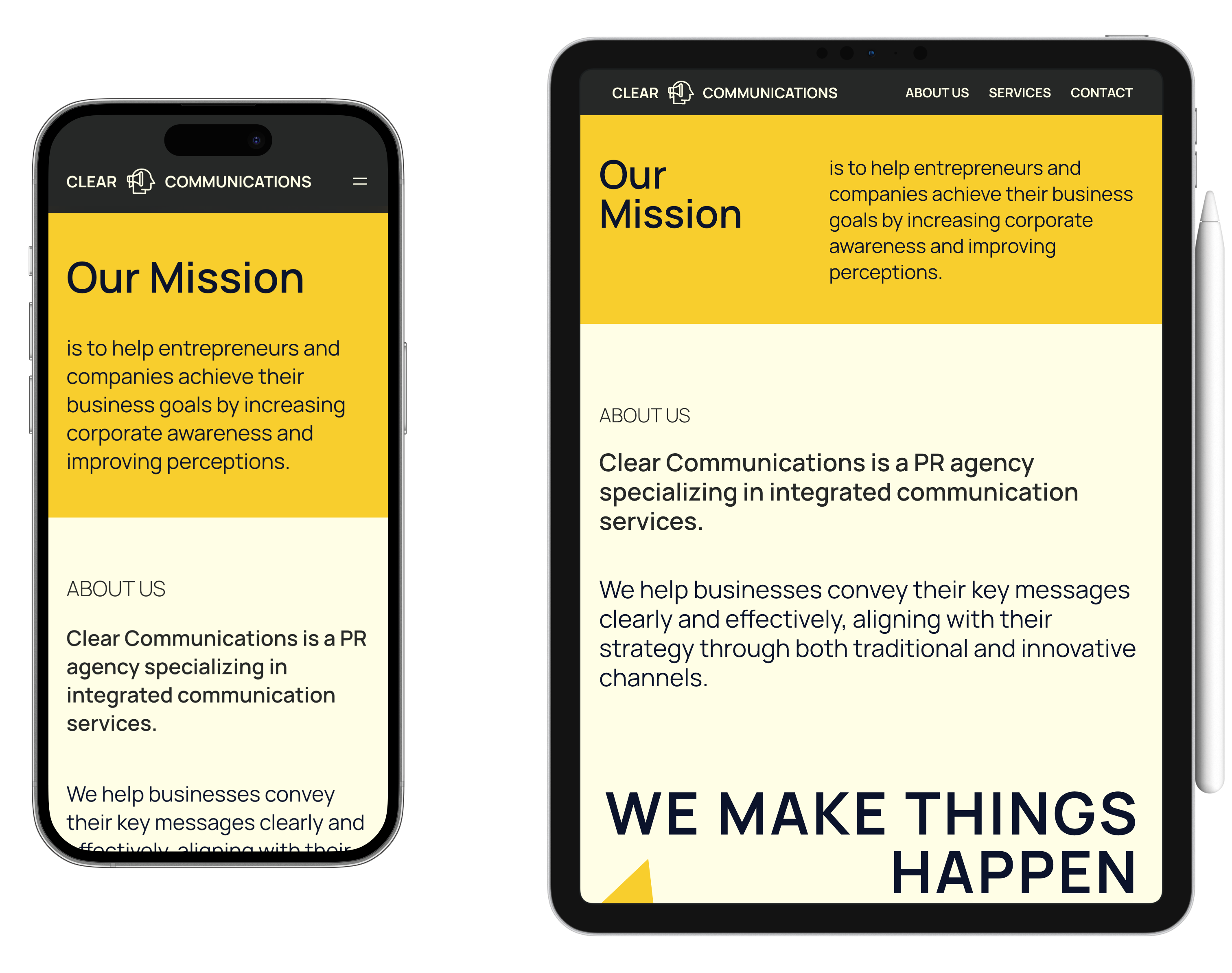 clearcommunications - mobile devices